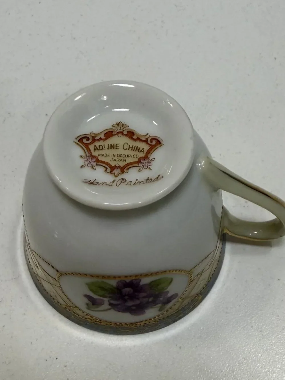 Vintage Adline Miniature Tea Cup & Saucer Set. KT219